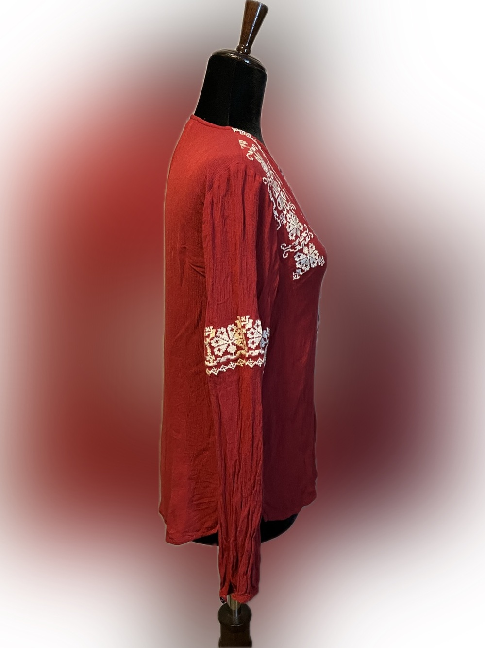 Love Stitch Stella Embroidered Bohemian Blouse size S - Picture 7 of 16